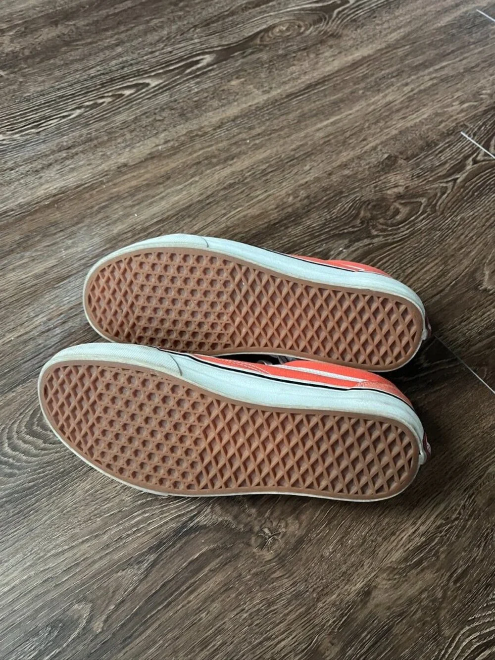 Vans Mens Size 10 Rare Orange Tiger Colorway Used in Good Condition